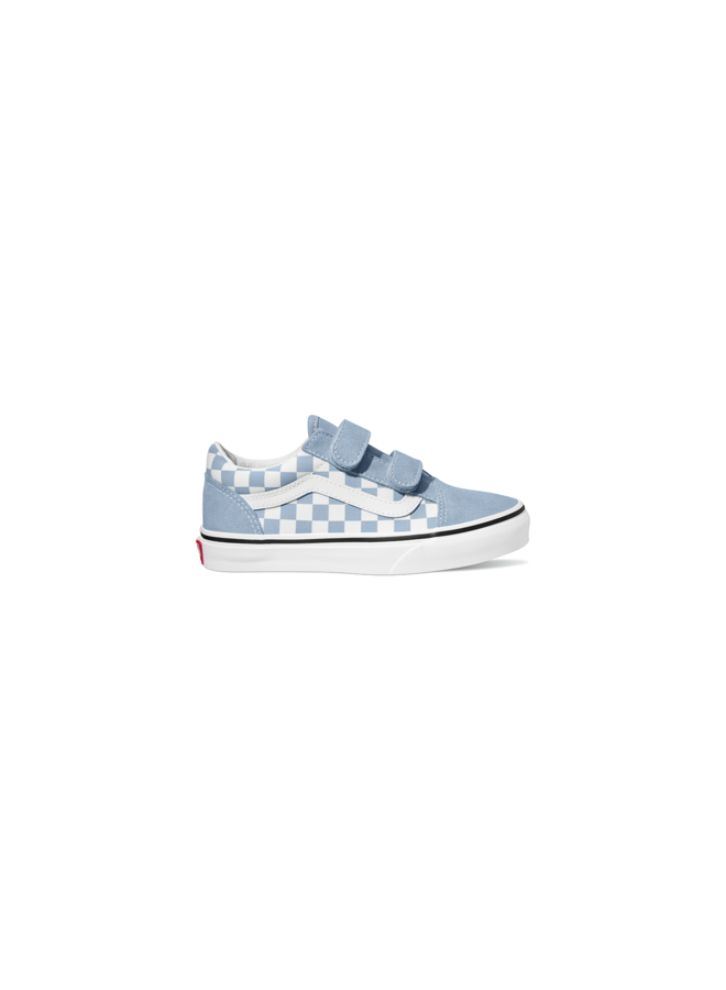 UY Old skool V color theory checkerboard footwear – Dusty blue