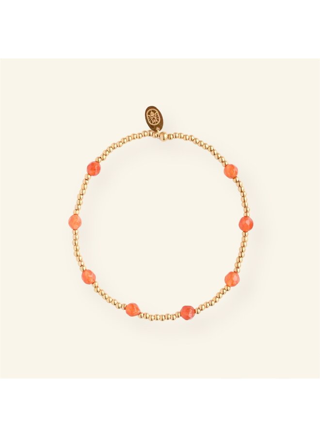 Ruby armband – orange