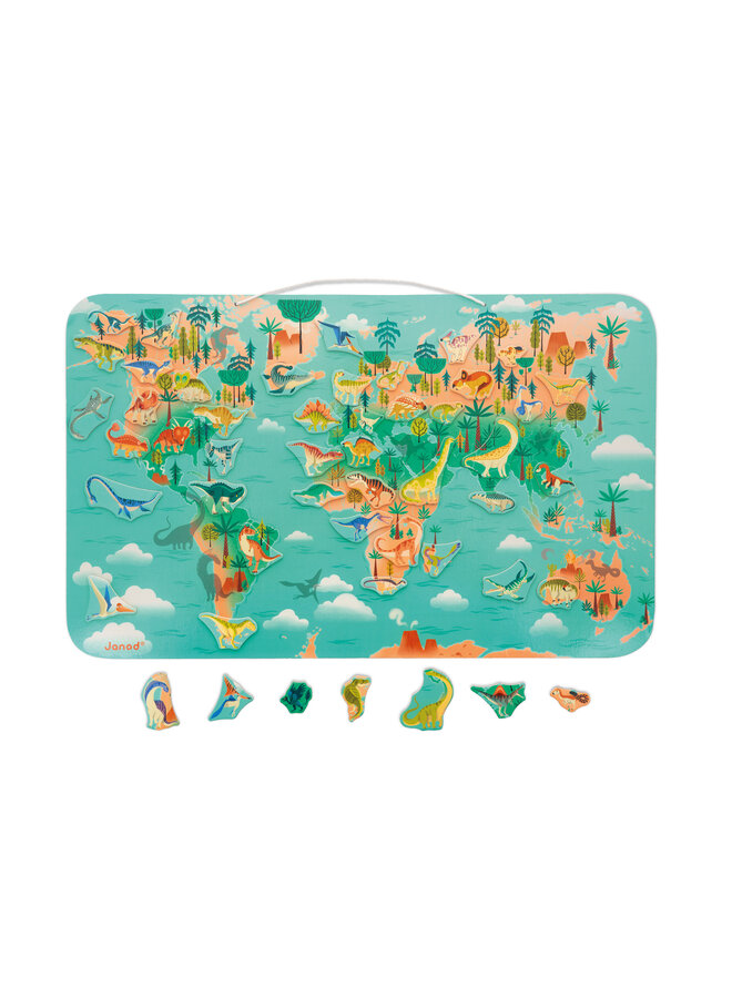 Janod - Dino - Magneetbord Dino-Wereld