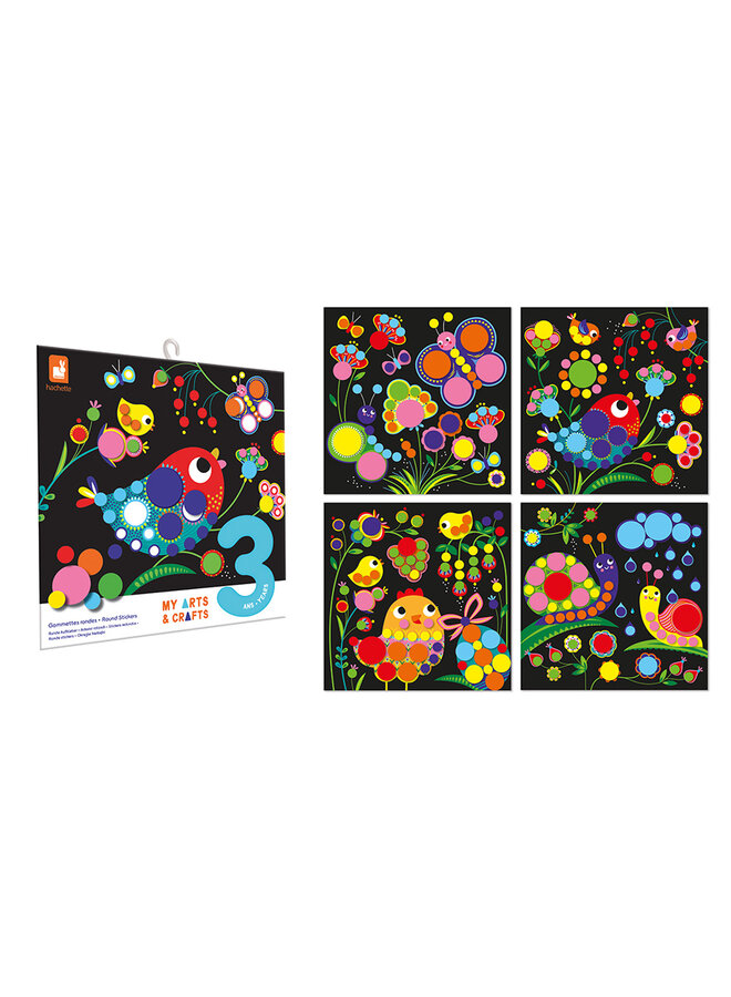 Atelier - 3 jaar - Ronde stickers