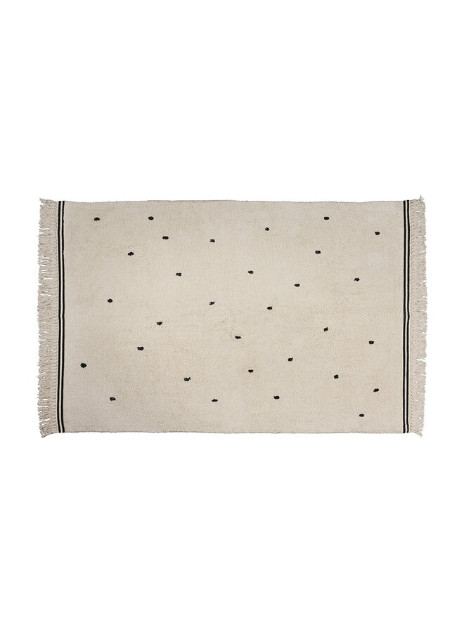 Tapis Petit - Vloerkleed Emily dots – Cream 170x120cm