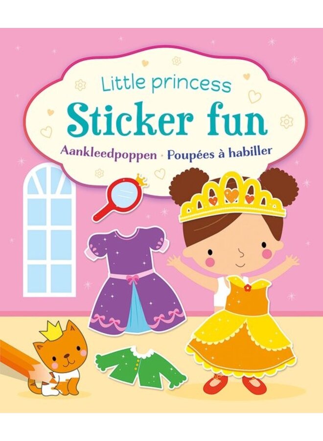 Deltas - Little princess sticker fun – aankleedpoppen
