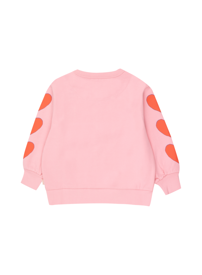 Tiny Cottons - Hearts sweatshirt – Rose pink