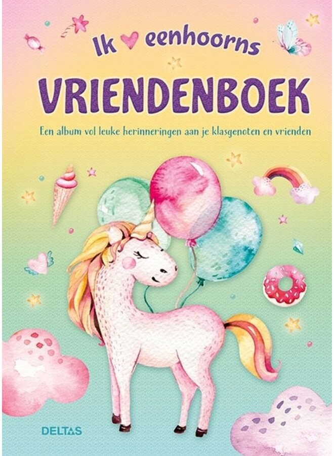 Deltas - Unicorn vriendenboek