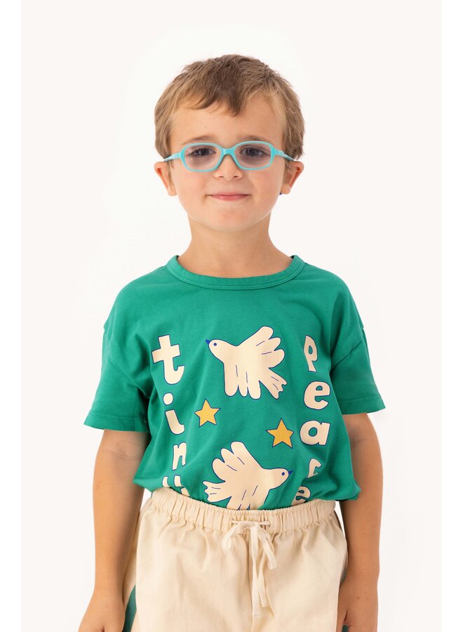 Tiny Cottons - Tiny peace tee – Emerald