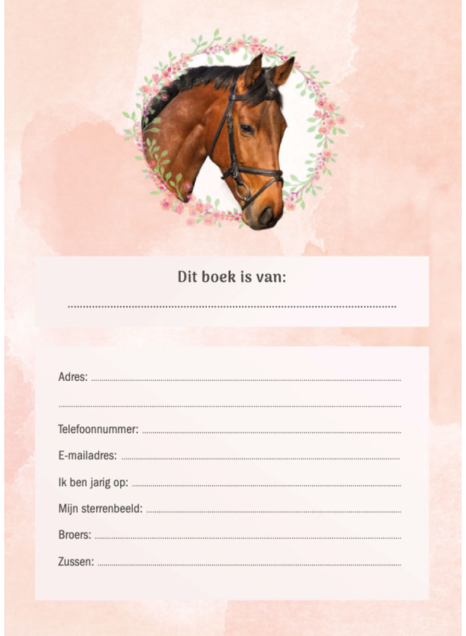 Deltas - Ik hou van paarden vriendenboek