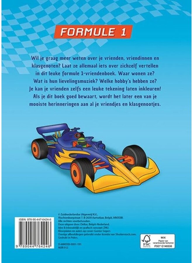 Deltas - Formule 1 vriendenboek