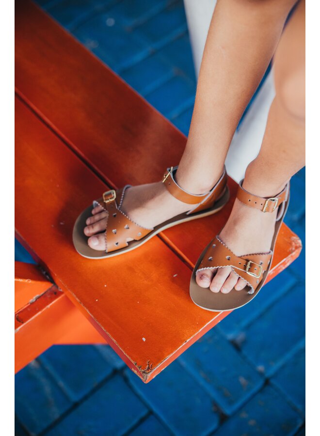 Salt Water Sandals - Sweetheart Child - Tan