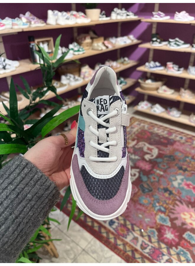 Red Rag - 3340 – Girls low cut sneaker laces – Purple fantasy