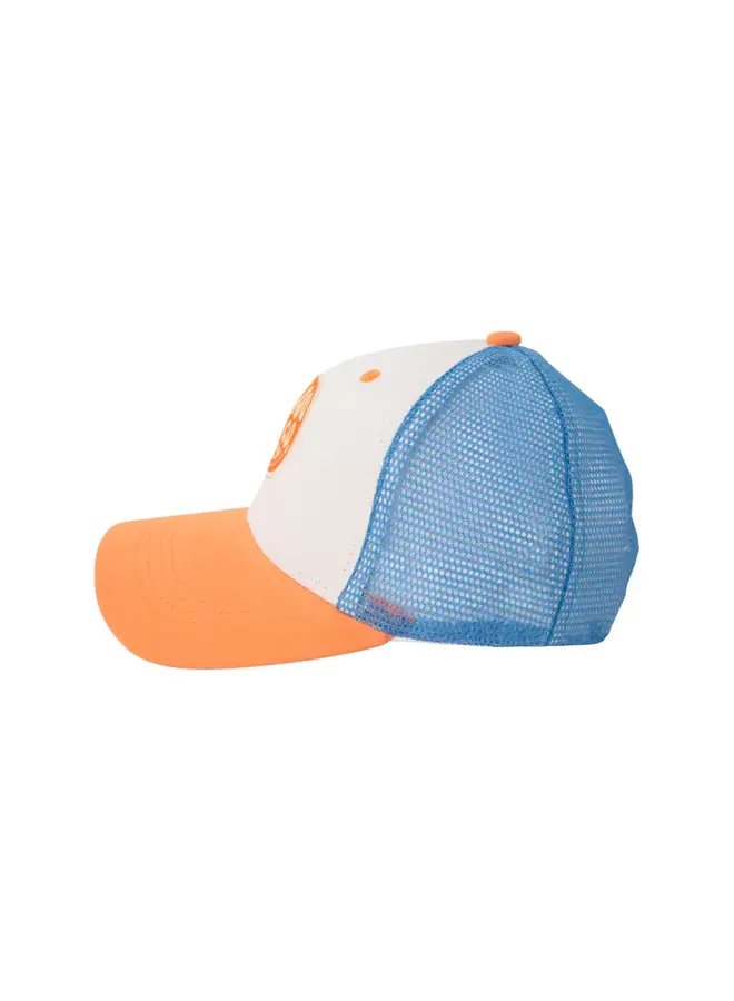 Lil' Boo - Trucker cap blue/orange – Blue/red/white