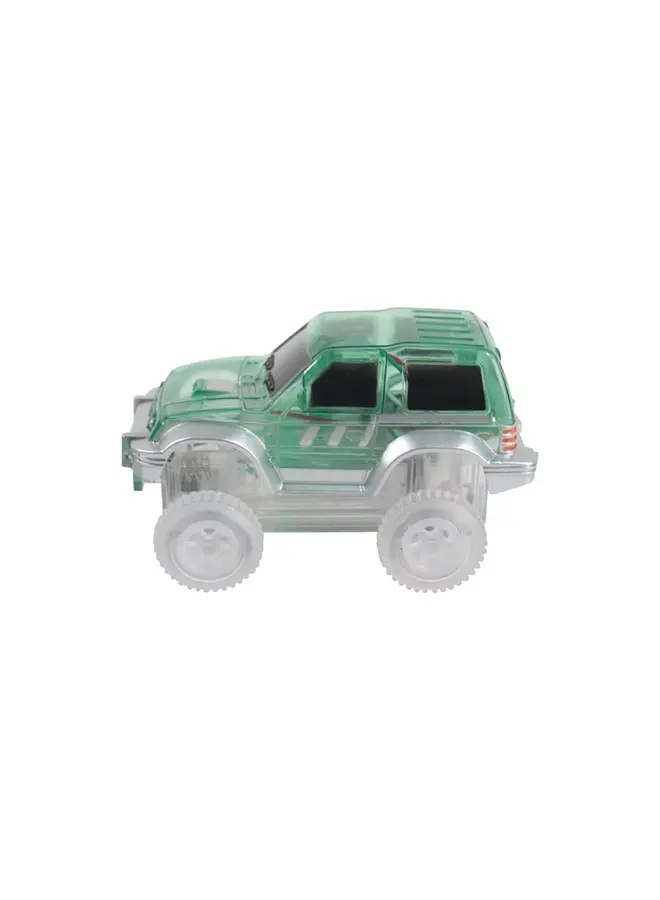 Cleverclixx - Race Track Car pastel green
