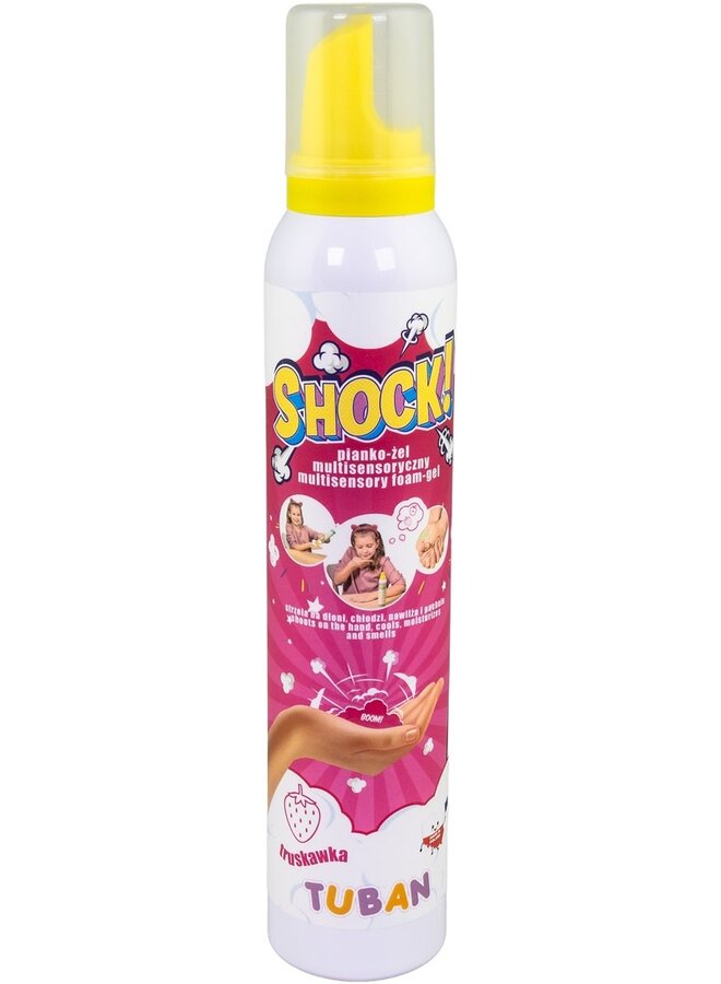 Tuban - Shock Multisensory Foam-Gel - Strawberry (200ml)