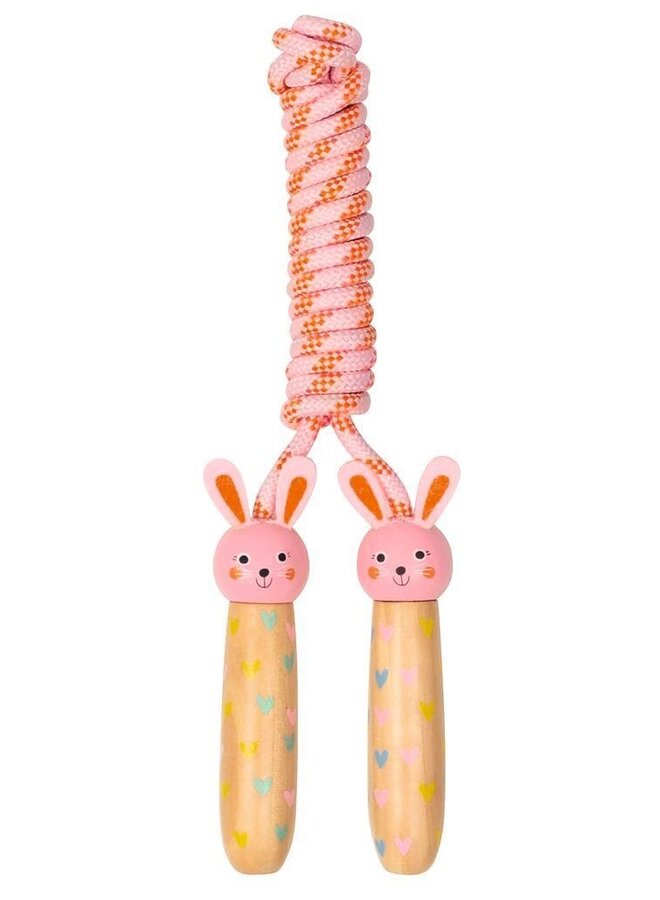 Moses - 25534 - Houten springtouw 2 meter - Roze