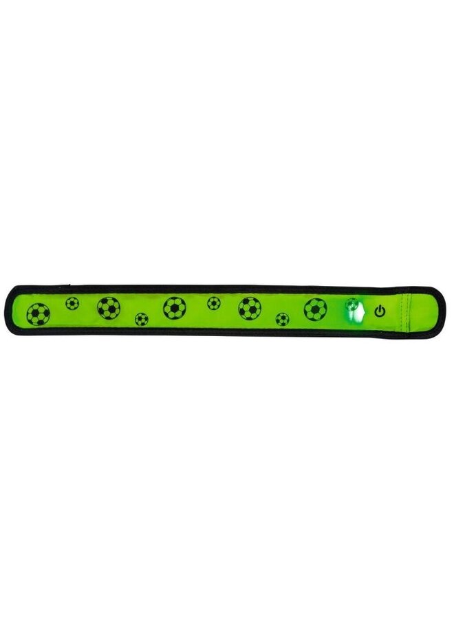 30494 - Klaparmband LED voetbal - Groen