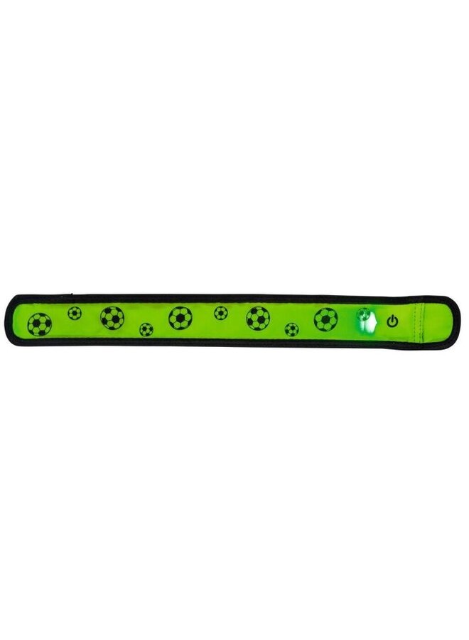 Moses - 30494 - Klaparmband LED voetbal - Groen