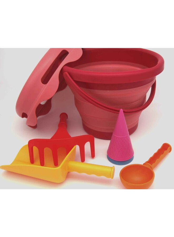 7in1 Sand toys – zand speelgoed rood