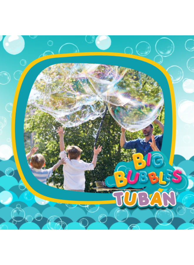 Tuban - Giant bubble wand glasses + liquid (400ml)