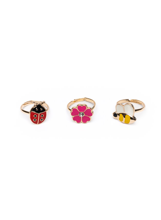 Great Pretenders - 84526 - Ladybug Garden Ring Set 3pc