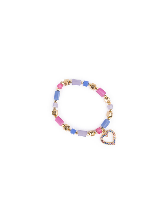 91804 - Boutique Chic Heart of Gold Bracelet 2 Pcs