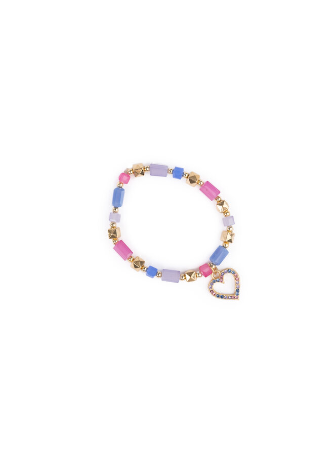 91804 Boutique chic heart of gold bracelet