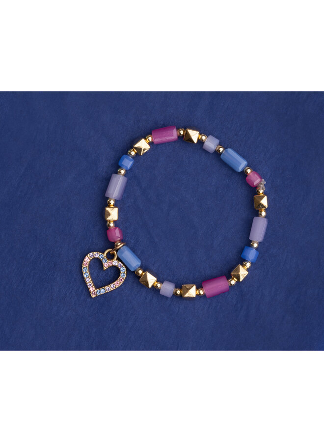 Great Pretenders - 91804 - Boutique Chic Heart of Gold Bracelet 2 Pcs