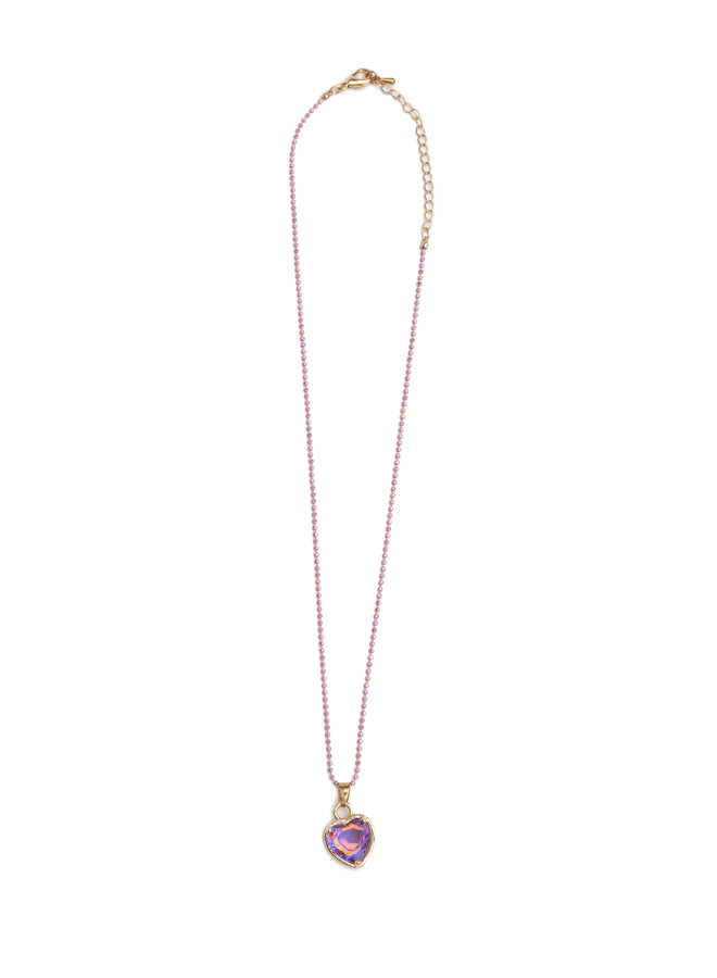 92206 – Boutique Chic Lilac Love Necklace