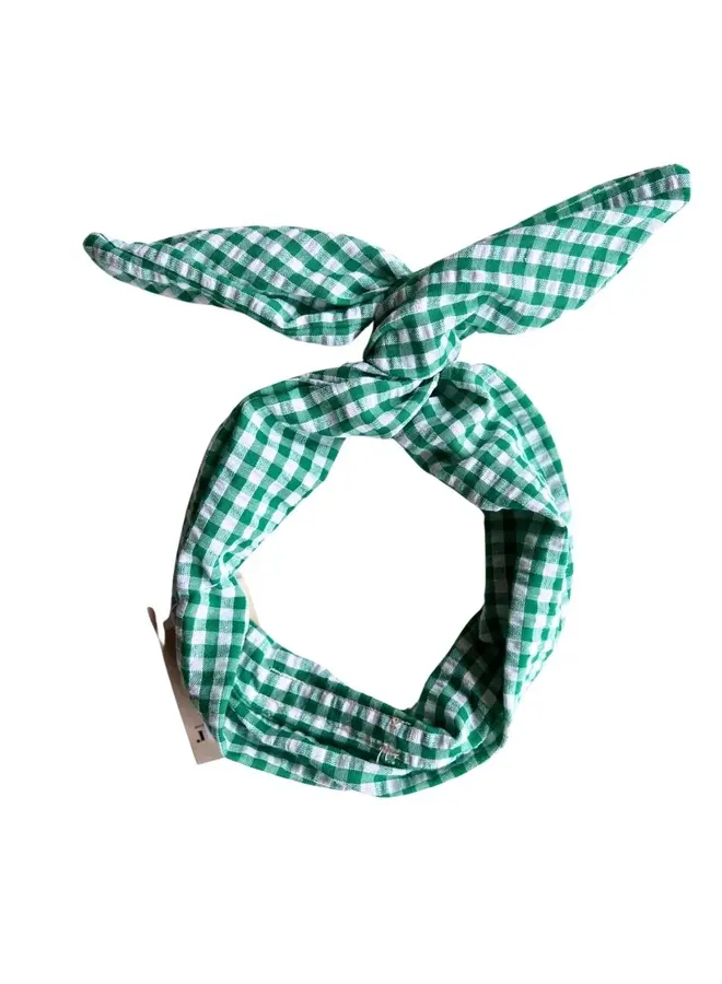 Headband – Checker green