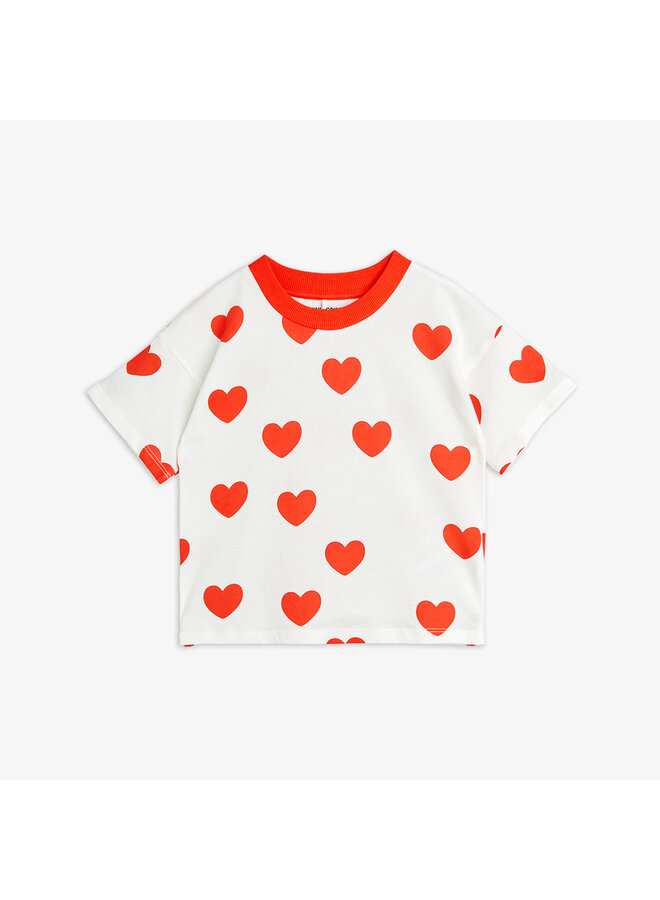 Hearts aop ss tee – Red