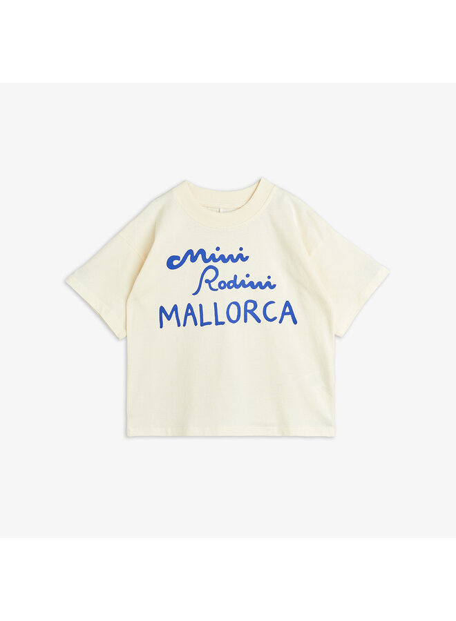 Mini Rodini - Mallorca sp ss tee – Offwhite