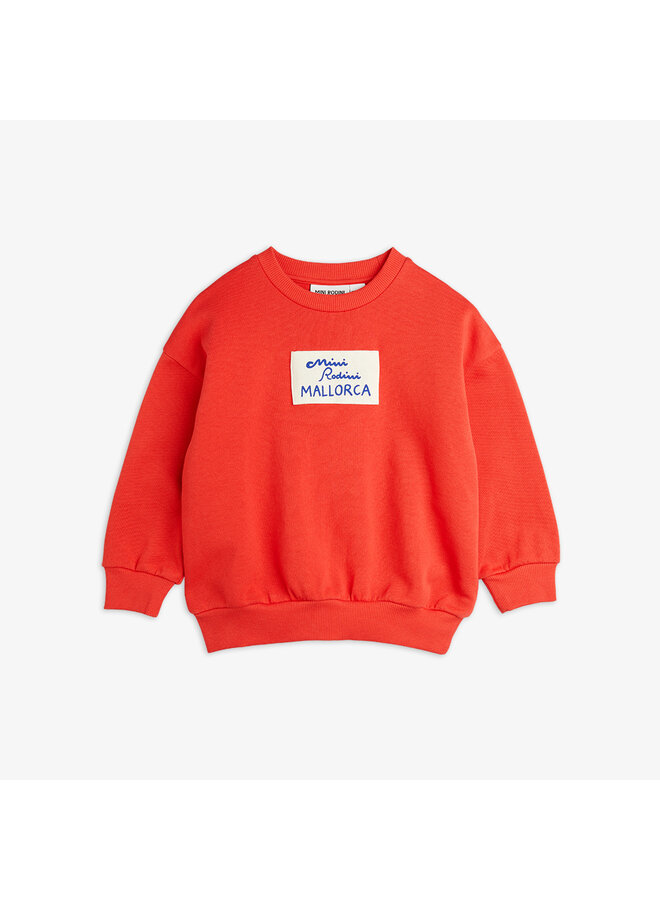 Mallorca patch sweatshirt – Red