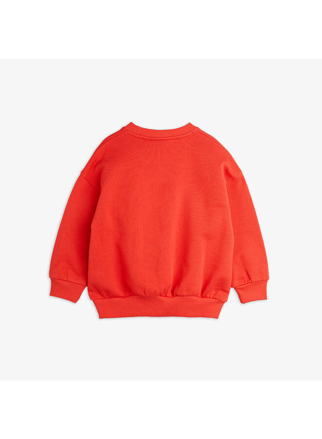 Mini Rodini - Mallorca patch sweatshirt – Red