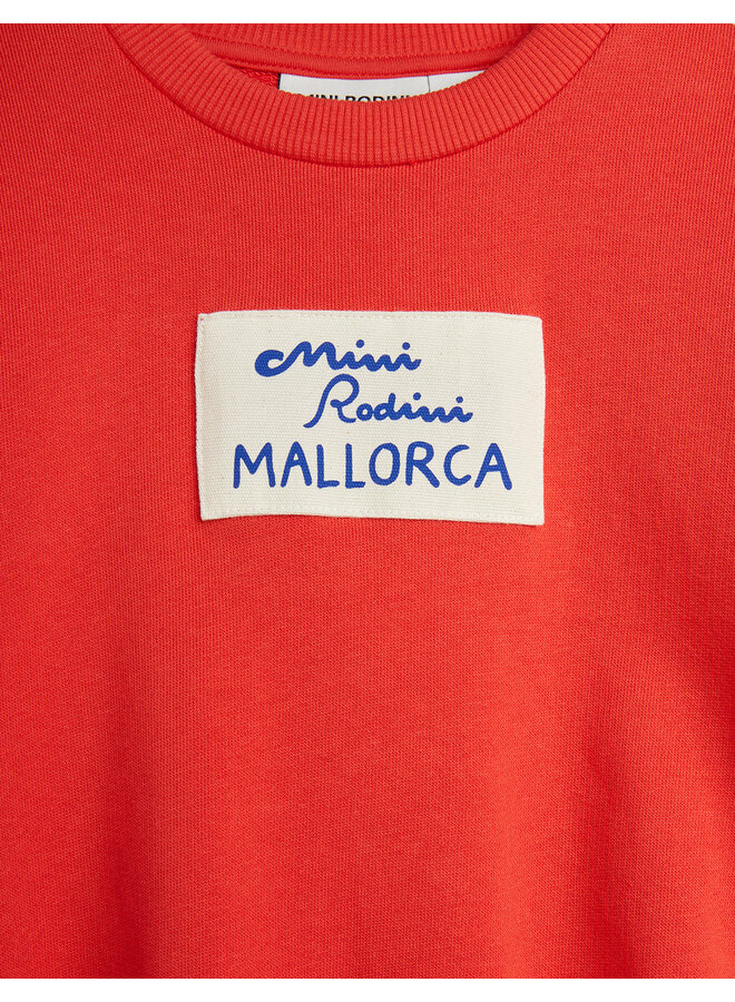 Mini Rodini - Mallorca patch sweatshirt – Red