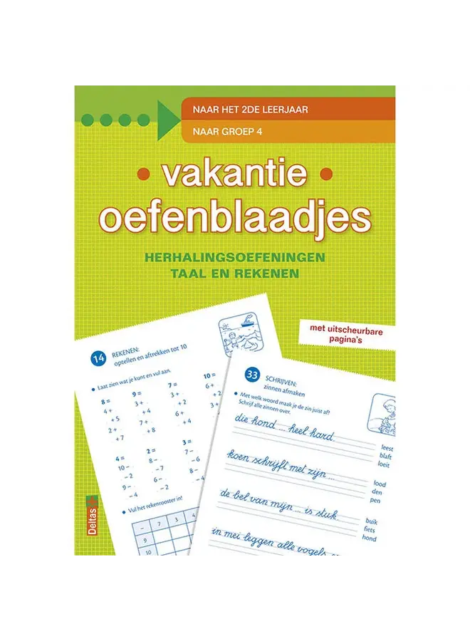 Vakantie oefenblaadjes – naar het 2de leerjaar