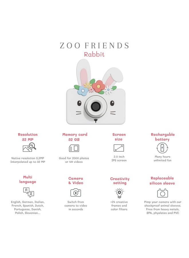 The Zoo Family - Zoo Friends - Rabbit Flower