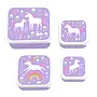 A Little Lovely Company - Lunch & snack box set – Unicorn dreams