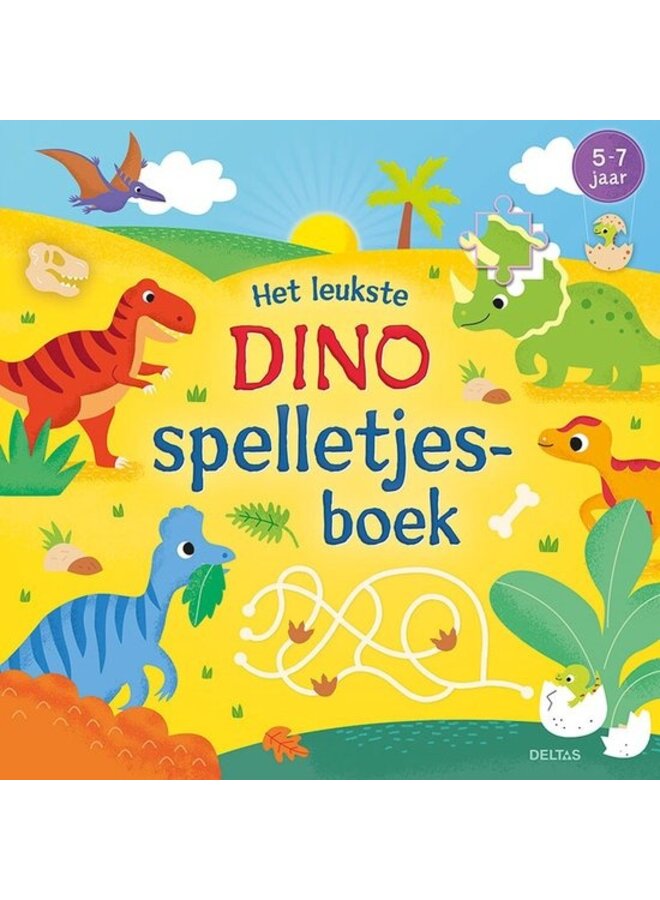 Het leukste dino spelletjesboek