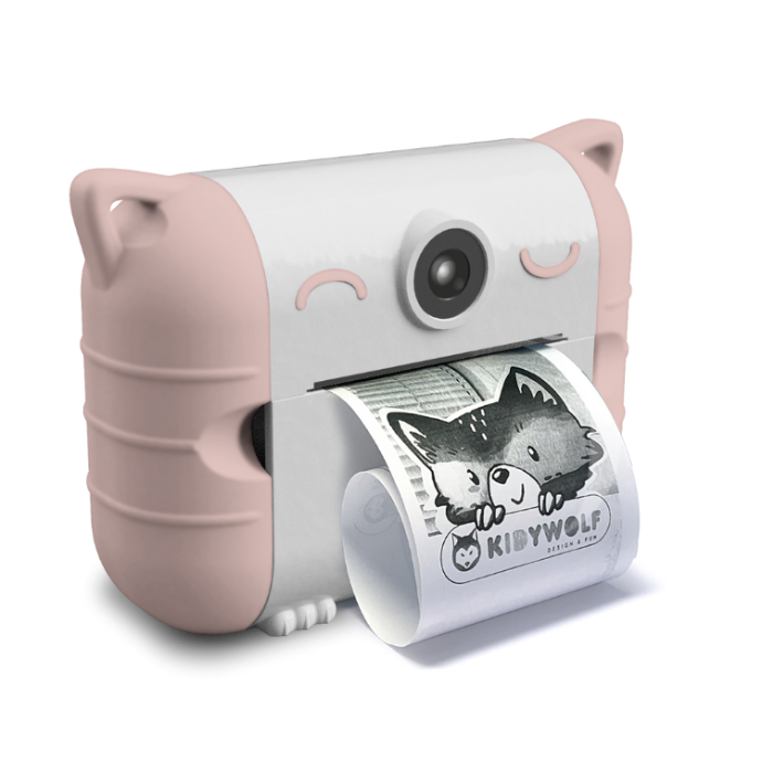 Kidywolf - Kidyprint Instant camera met printer - Roze