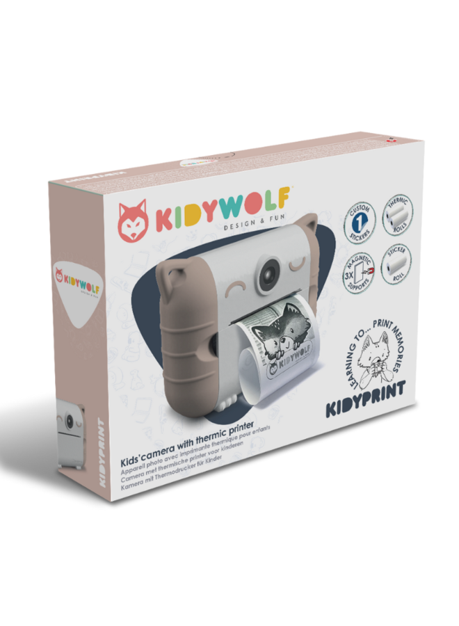 Kidywolf - Kidyprint Instant camera met printer - Roze