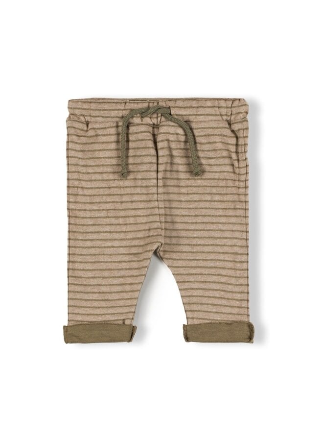 Lock Pants - Khaki Stripe