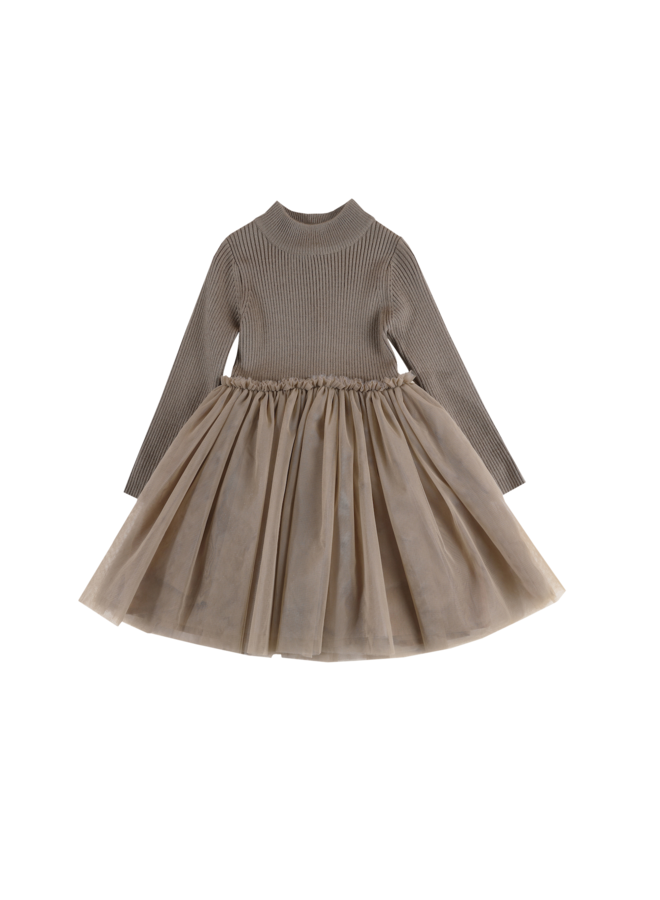 Donsje Amsterdam - Lotus Dress - Taupe