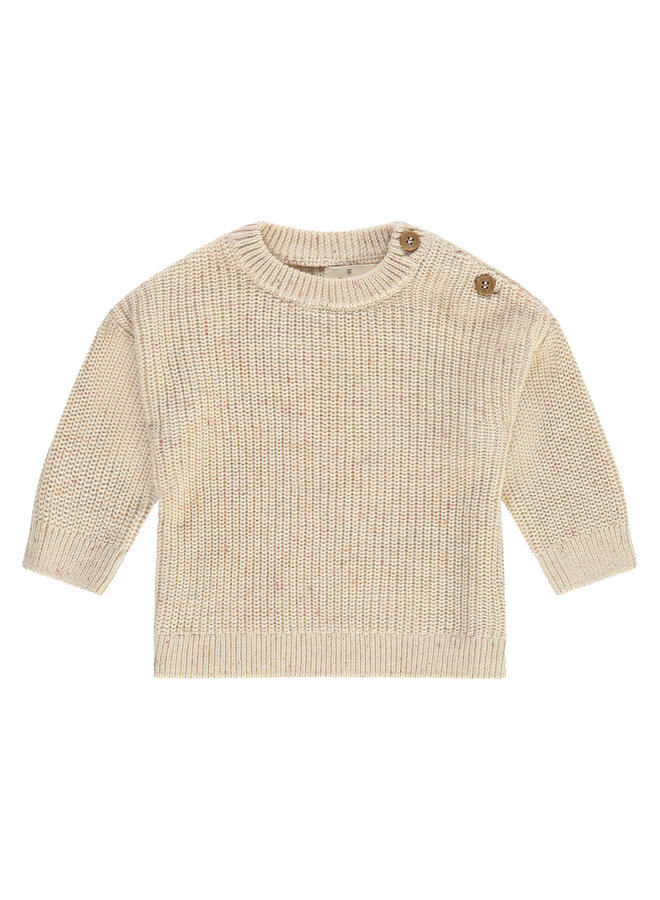 A Tiny Story - Pullover – Ecru melange