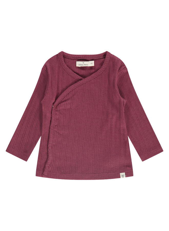 A Tiny Story - T-shirt long sleeve – Cranberry