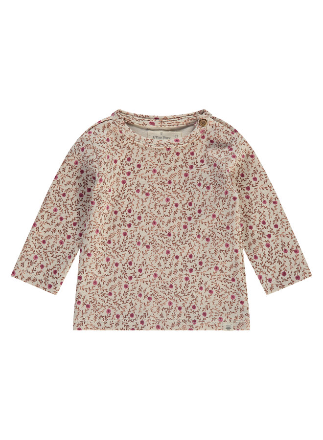 T-shirt long sleeve – Pearl flower