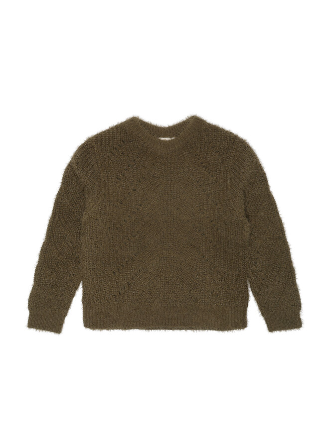 Diva knit pullover – Ivy green