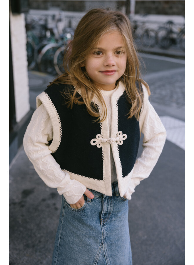 Charlie Petite - Jay gilet – Navy