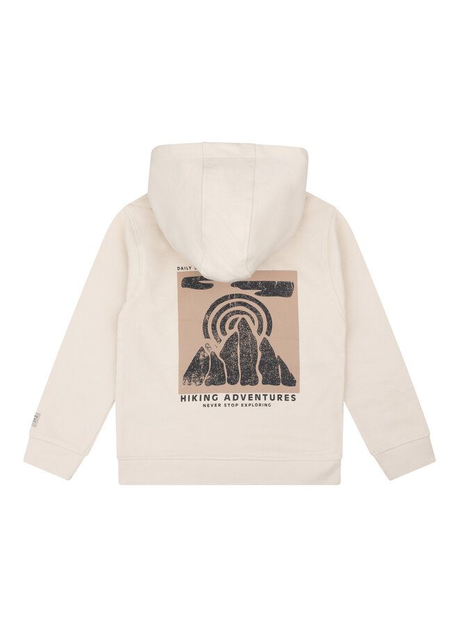 Daily7 - Hoodie backprint - Sandshell