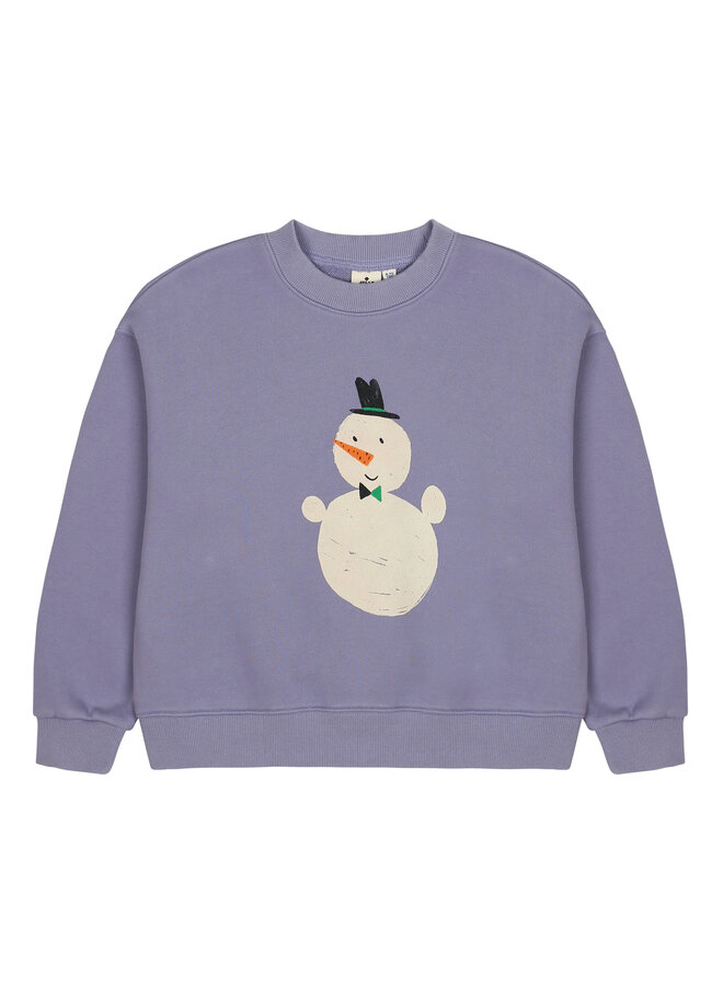 Snowman sweatshirt – Purple