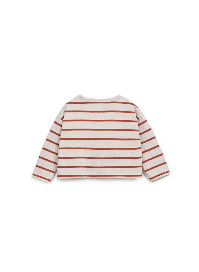 Play Up - Striped jersey LS t-shirt – R305P Maria/so-so