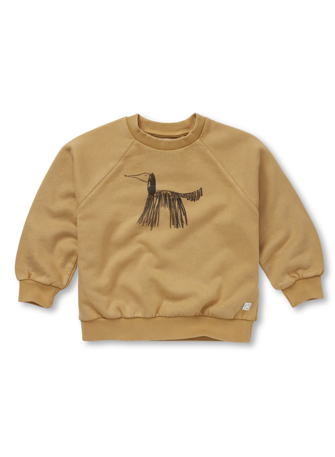 Sproet & Sprout - Sweatshirt raglan dog - Light mustard