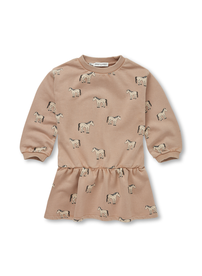 Dress horses print – Praline